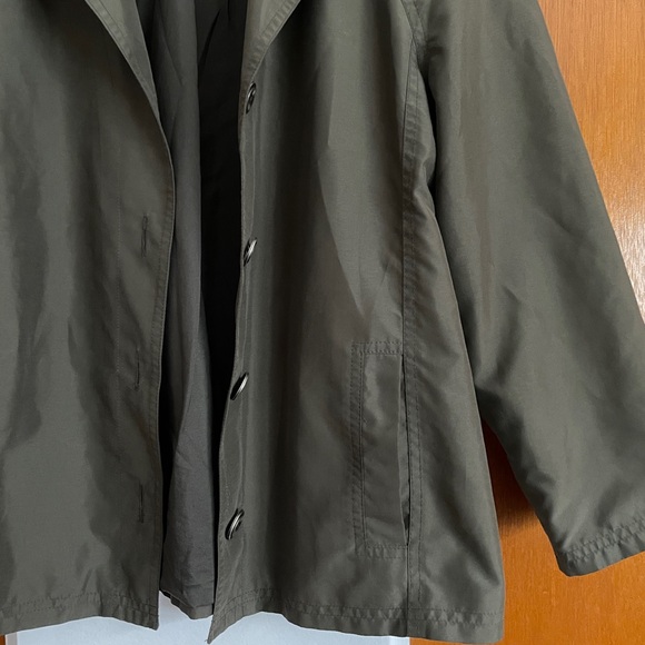 Green vintage 90s coat - Picture 3 of 5